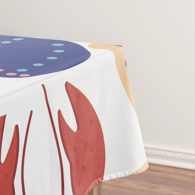 Meerestiere Tischdecke (Beispiel)