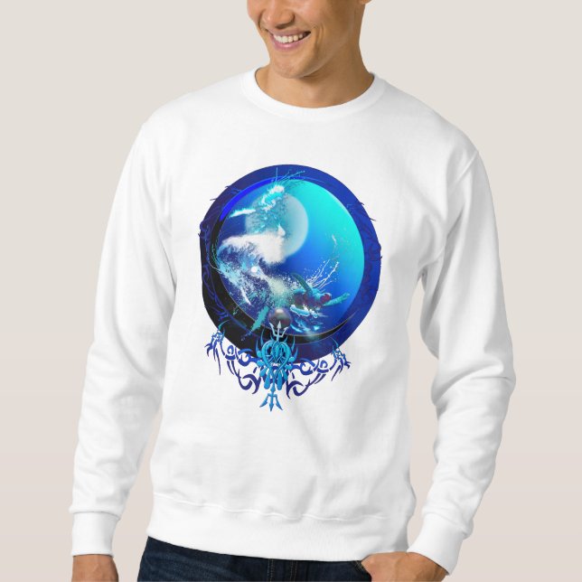 MEERESTURTLE BLAUE MOON RACE SWEATSHIRT (Vorderseite)