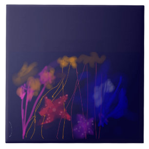 Meeresvegetation Fliese