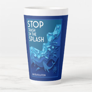 Meeresverschmutzung Milchtasse