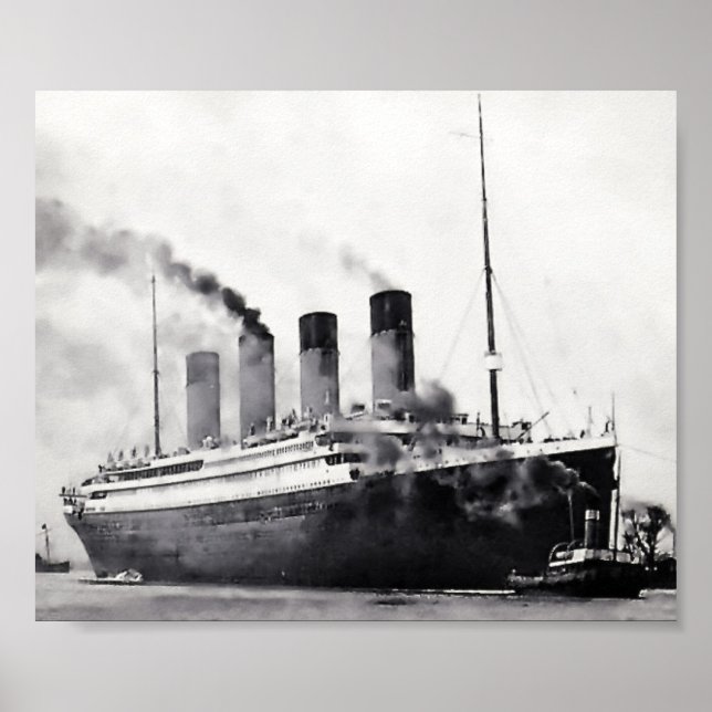 Meeresversuche beginnen: RMS Titanic Poster (Vorne)