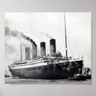Meeresversuche beginnen: RMS Titanic Poster