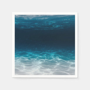 Meereswasser unter dem Meer Serviette