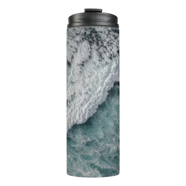 Meereswelle Thermosbecher (Vorderseite)
