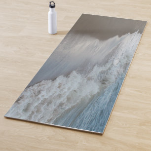 Meereswellen auf Sandy Beach Yoga Mat Yogamatte