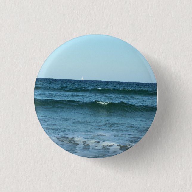 Meereswellen Button (Vorderseite)