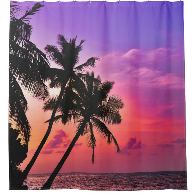 Meereswellen Duschvorhang (Vorderseite)