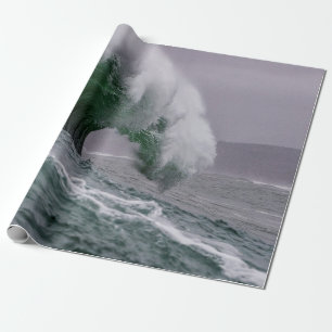 MEERESWELLEN GESCHENKPAPIER