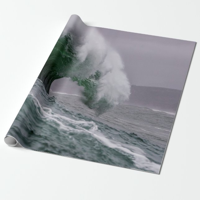 MEERESWELLEN GESCHENKPAPIER (Ungerollt)