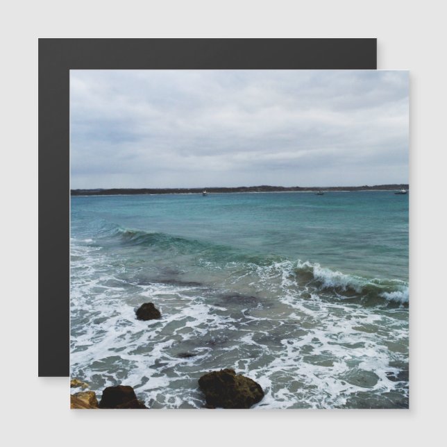 Meereswellen, Magnetkarte (Vorne/Hinten)