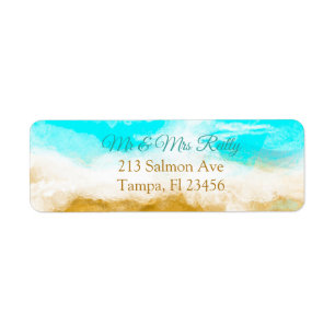 Meereswellen und Sandstrand