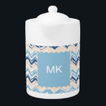 Meereswellen Zickzack<br><div class="desc">Ocean Waves Zickzack ZigZag Scribble Muster - erinnert uns an Strand und Ozean. Zwei Töne und eine sanfte Blues von Weiß - Wir haben alle in diesem Design verwendeten Bilder individuell verlassen - Sie können mit ihnen spielen, um Ihre Herzen Inhalt - Klicken Sie auf die orange 'Customize This' Taste...</div>