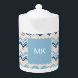 Meereswellen Zickzack<br><div class="desc">Ocean Waves Zickzack ZigZag Scribble Muster - erinnert uns an Strand und Ozean. Zwei Töne und eine sanfte Blues von Weiß - Wir haben alle in diesem Design verwendeten Bilder individuell verlassen - Sie können mit ihnen spielen, um Ihre Herzen Inhalt - Klicken Sie auf die orange 'Customize This' Taste...</div>
