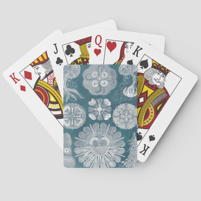 Meereswelt Blueprint IV Spielkarten (Rückseite)