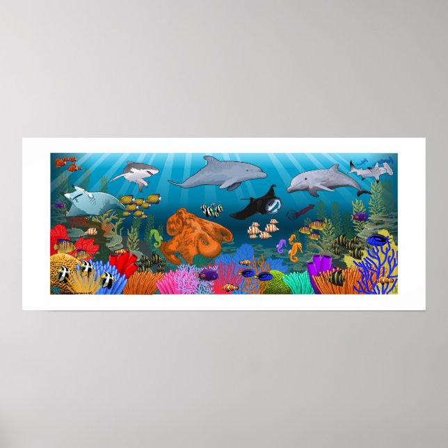 Meereswelt Coral Reef Poster (Vorne)