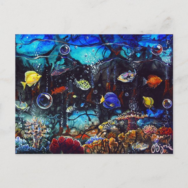 Meereswelt durch CBjork, Willkommen auf der Wärmez Postkarte