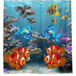Meereswelt Duschvorhang