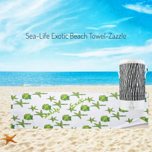 Meereswelt Exotic Strandtuch (Von Creator hochgeladen)