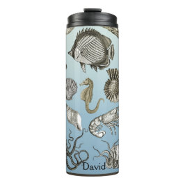 Meereswelt-kundenspezifische thermische Trommel Thermosbecher