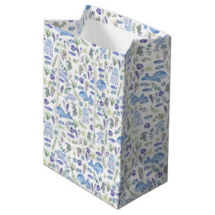 Meereswelt Moderne Wasserfarbe Mittlere Geschenktüte