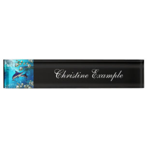 Meereswelt Namensplakette