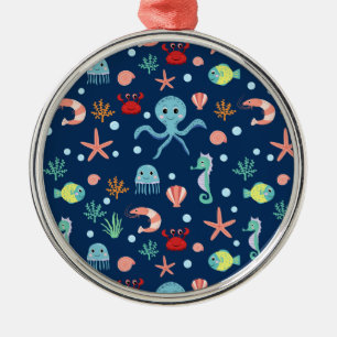 Meereswelt Ornament Aus Metall