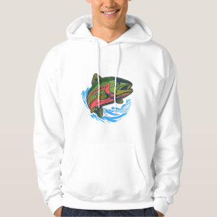 Meerforelle auf der Jagd nach Chrome-Forelle Hoodie