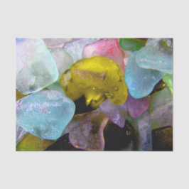 Meerglas aus dem Beringmeergewebe Seidenpapier