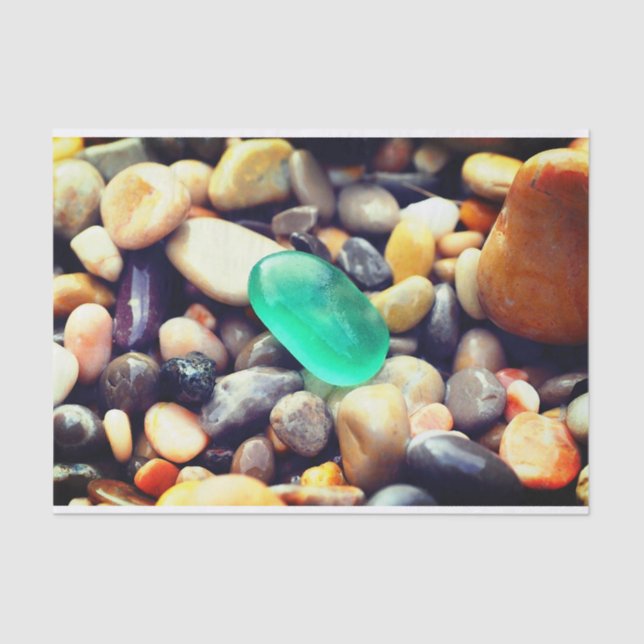 Meerglas-Tissue Seidenpapier (Vorderseite)