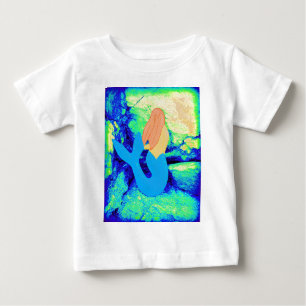 Meerjungdesign Baby T-shirt