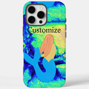 Meerjungdesign iPhone 16 Pro Max Hülle