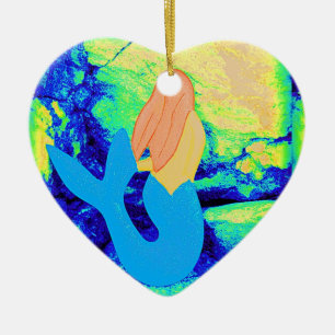 Meerjungdesign Keramikornament