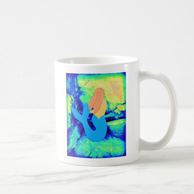 Meerjungdesign Tasse (Rechts)