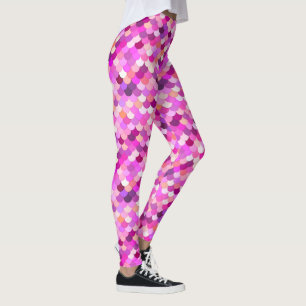 Meerjungenskales, Violet, Amethyst und Korallen Leggings