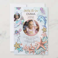 Meerjungfrau 1. Geburtstag Party Foto ONEder The S