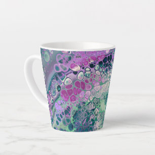 Meerjungfrau Acryl-Guss, kühle farbenfrohe Abstrak Milchtasse