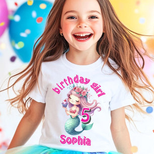Meerjungfrau Alter Geburtstagsname   T-Shirt