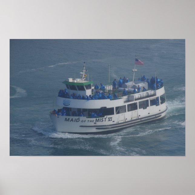 Meerjungfrau am Fluss Niagara Poster (Vorne)