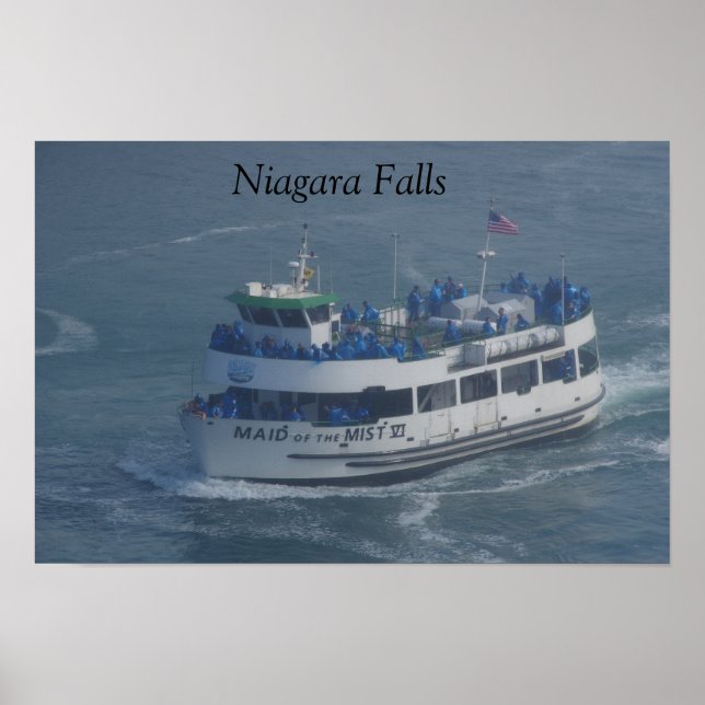 Meerjungfrau am Fluss Niagara Poster (Vorne)