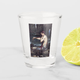 Meerjungfrau am Strand Schnapsglas