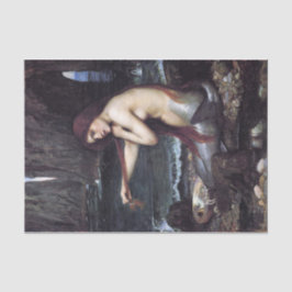 Meerjungfrau am Strand Seidenpapier