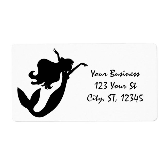 Meerjungfrau an Bord schwarz/weiß Thunder_Cove (Vorne)