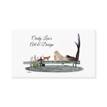Meerjungfrau auf der Dock Business Card