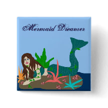 Meerjungfrau auf Felsen, Meerjungfrau-Träumerknopf