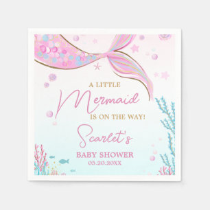 Meerjungfrau-Baby-Party Serviette
