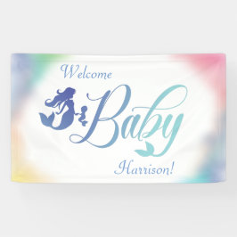 Meerjungfrau-Babydusche Banner
