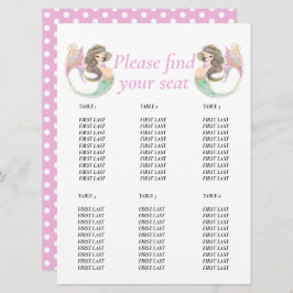 Meerjungfrau-Babydusche Einladung