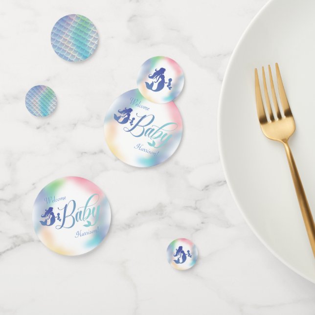 Meerjungfrau-Babydusche Konfetti (Gruppe)