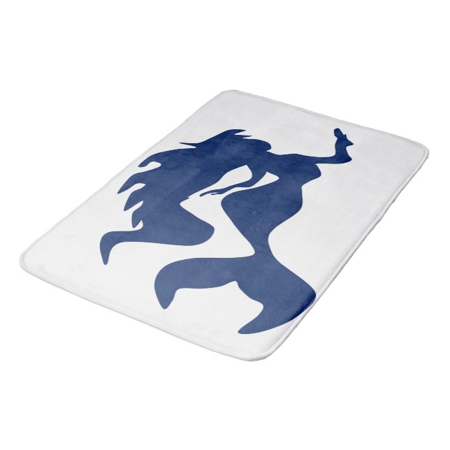 Meerjungfrau Badematte (Schrägansicht)