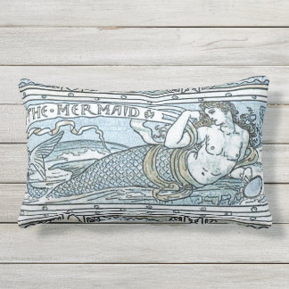 Meerjungfrau bei Sunrise Lumbar Kissen